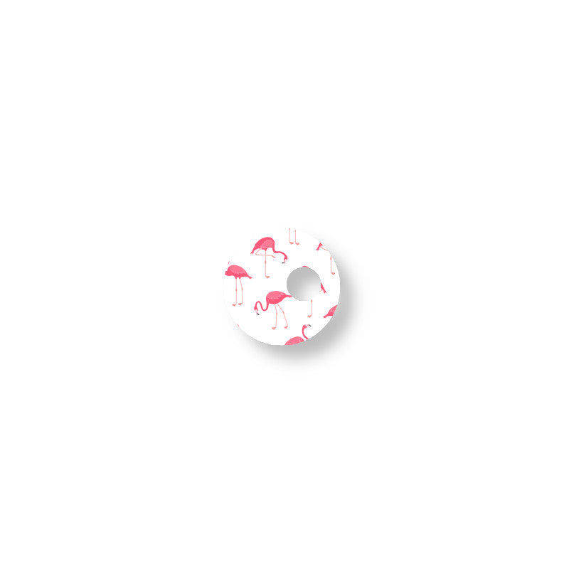 sensor sticker Freestyle Libre 3 flamingos