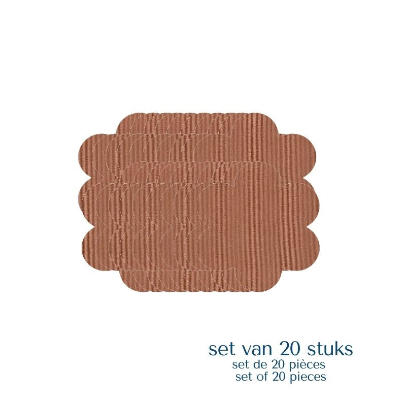 sensorpleister/fixtape universeel bloem beige