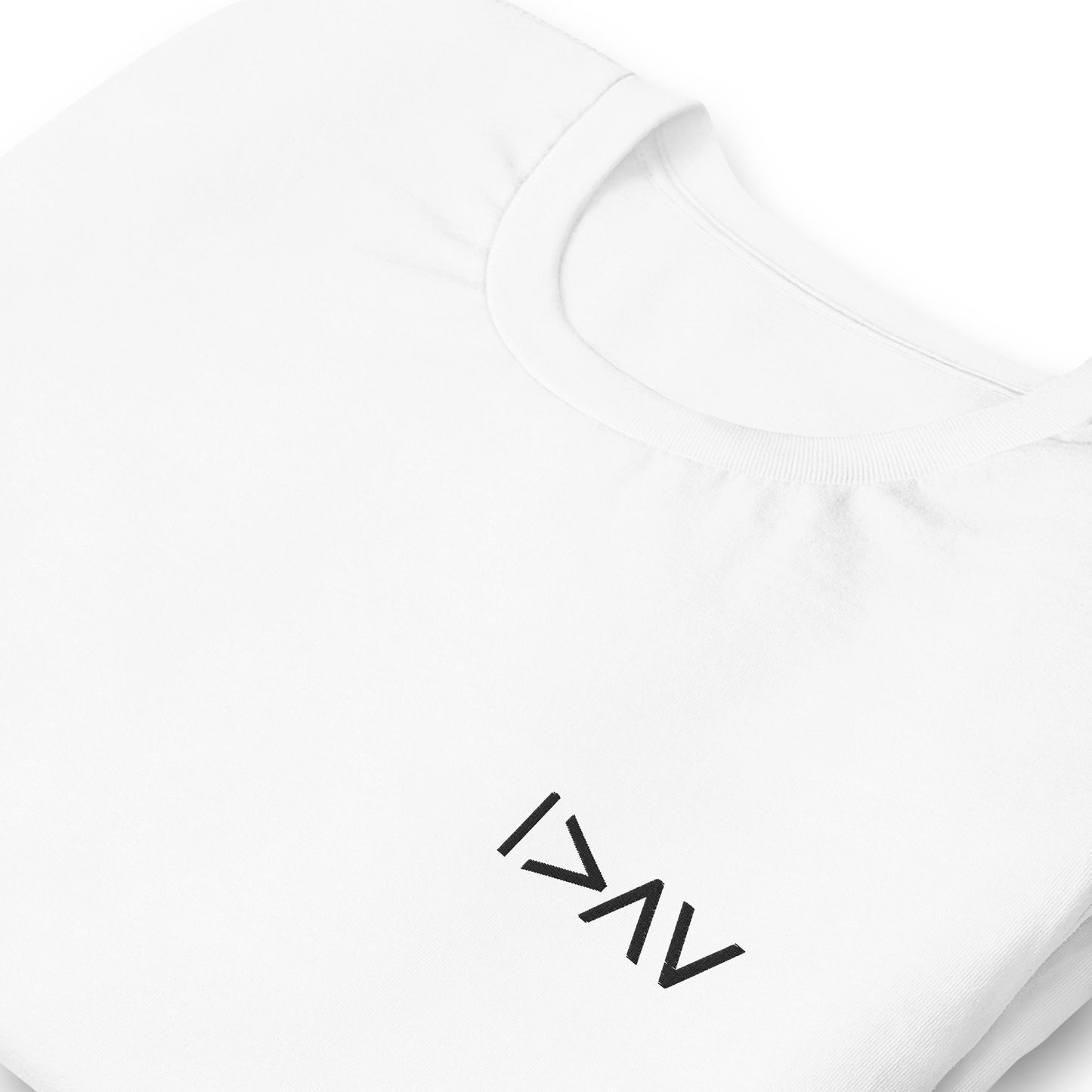 t-shirt blanc unisexe 'Je suis plus grand que mes hauts et mes bas'