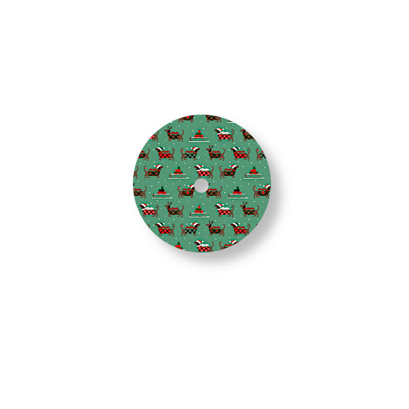 tinsulin sensor sticker voor freestyle libre 2 groen kerstmis hondjes