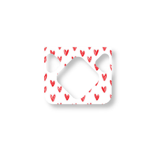 sticker Medtronic 640G/670G/780G red hearts