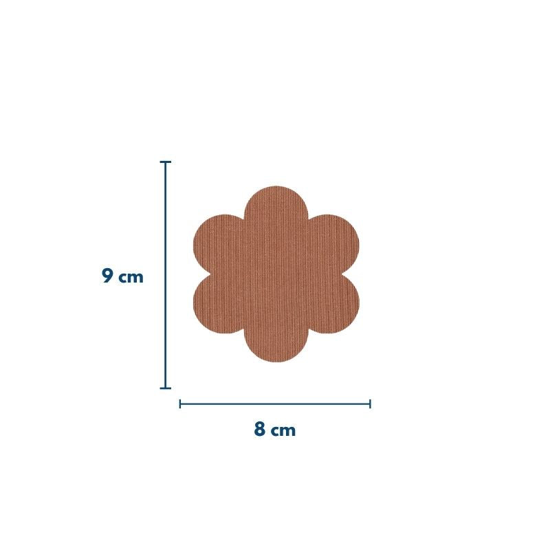Ruban adhésif capteur/fixateur universel fleur beige