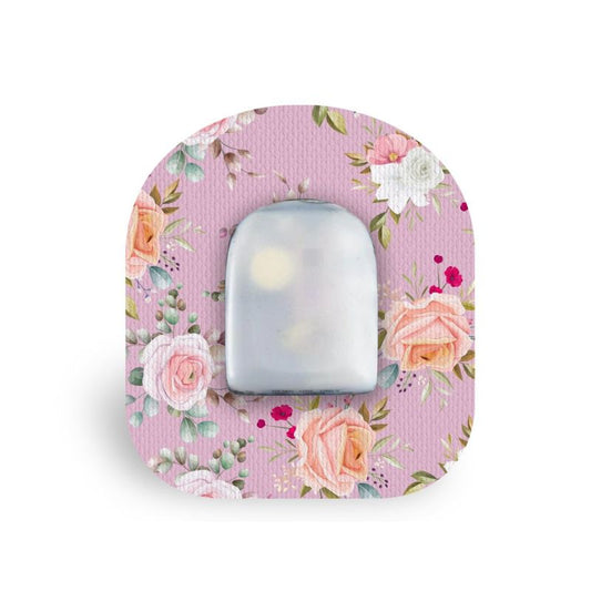 pleister/fixtape voor Omnipod botanische bloemen
