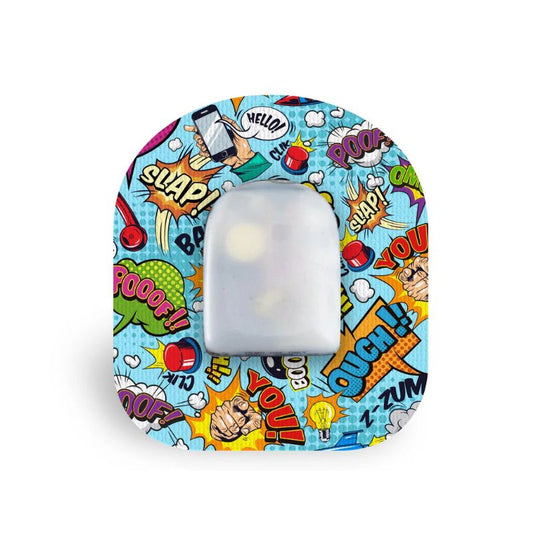 pleister/fixtape voor Omnipod comic