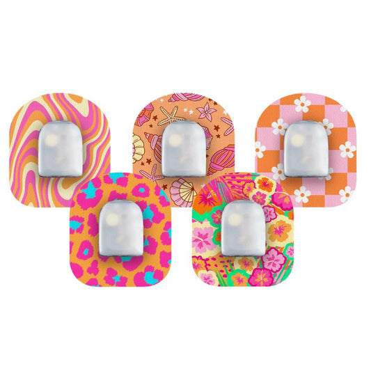 pleister/fixtape voor Omnipod sassy summer