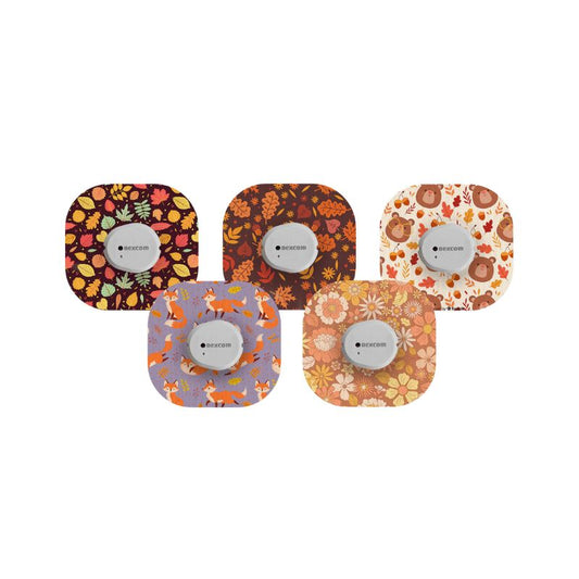 sensor patch/fix tape for Dexcom G7 / ONE+ autumn harvest