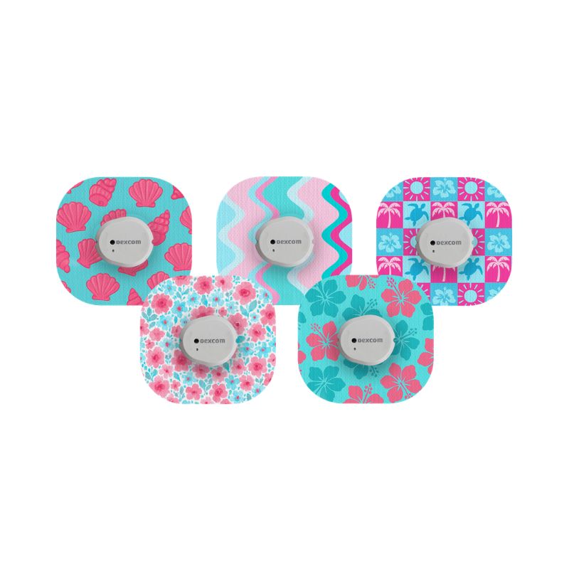 sensorpleister/fixtape voor Dexcom G7 / ONE+ pool party