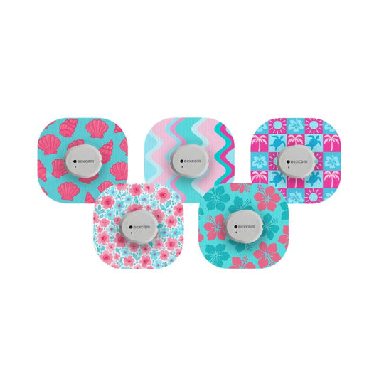 sensorpleister/fixtape voor Dexcom G7 / ONE+ pool party