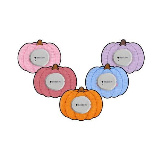 sensorpleister/fixtape voor Dexcom G7 / ONE+ pretty pumpkins