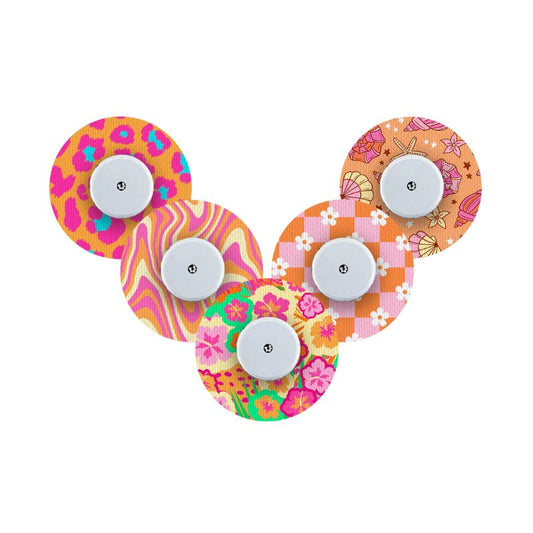 sensorpleister/fixtape voor Freestyle Libre 2 (plus) sassy summer