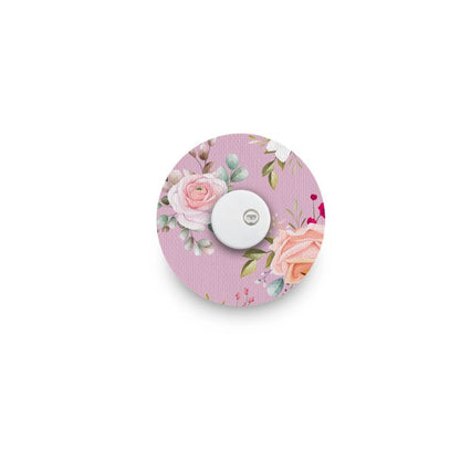 sensorpleister/fixtape botanische bloemen voor Freestyle Libre 3 (Plus), Instinct & infusiesets