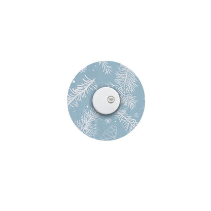 sensorpleister/fixtape frosty feathers voor Freestyle Libre 3 (Plus), Instinct & infusiesets