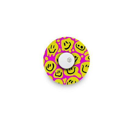 sensorpleister/fixtape happy emoji's voor Freestyle Libre 3 (Plus), Instinct & infusiesets