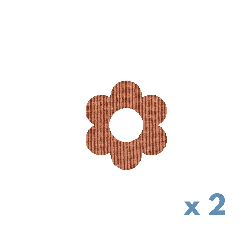 Pleister/fixtape voor Dexcom G7 bloem beige