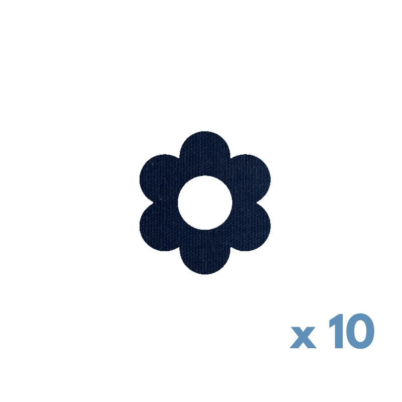 ruban adhésif de plâtre/fixation pour Dexcom G7 fleur noir
