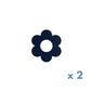 pleister/fixtape voor Dexcom G7 bloem zwart