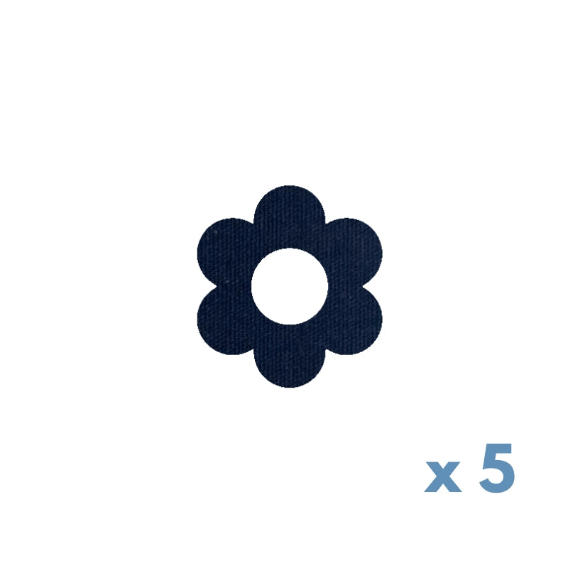 ruban adhésif de plâtre/fixation pour Dexcom G7 fleur noir