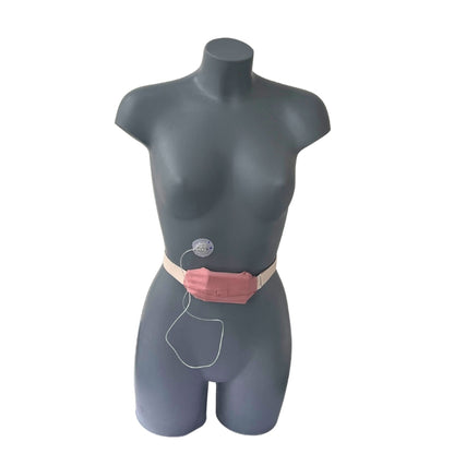 insulin pump holder for around waist pink