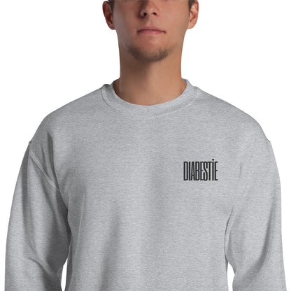 gray unisex sweater 'diabestie'