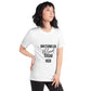 t-shirt blanc unisexe 'pastèque glycémie élevée'