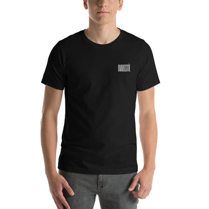 zwarte unisex t-shirt 'diabestie'