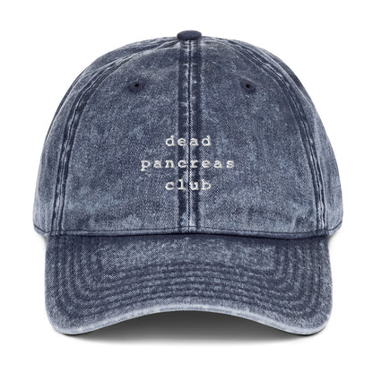 Casquette vintage 'dead pancreas club'