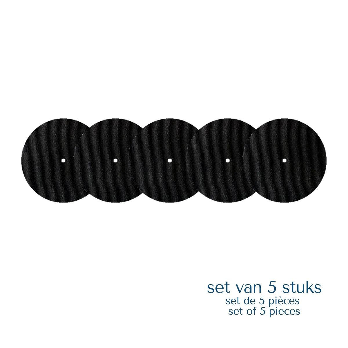 Set van 5 zwarte volle pleisters voor Simplera en Freestyle Libre 2