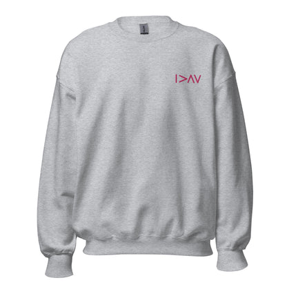 gray unisex sweater 'I am Greater Than My Highs and Lows'